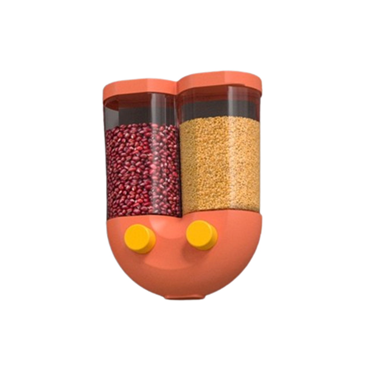 Orange Wall Grain Storage