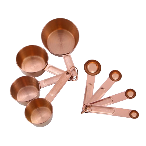 Multi-Attached Measuring Cups and Spoons