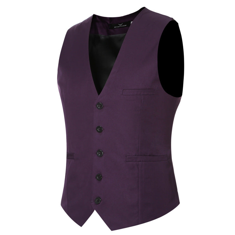 Plush Mens Waiter Waistcoat