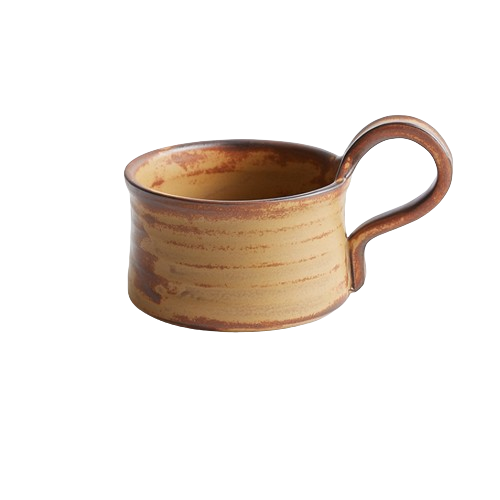 Tasse à café en céramique vintage japonaise en grès