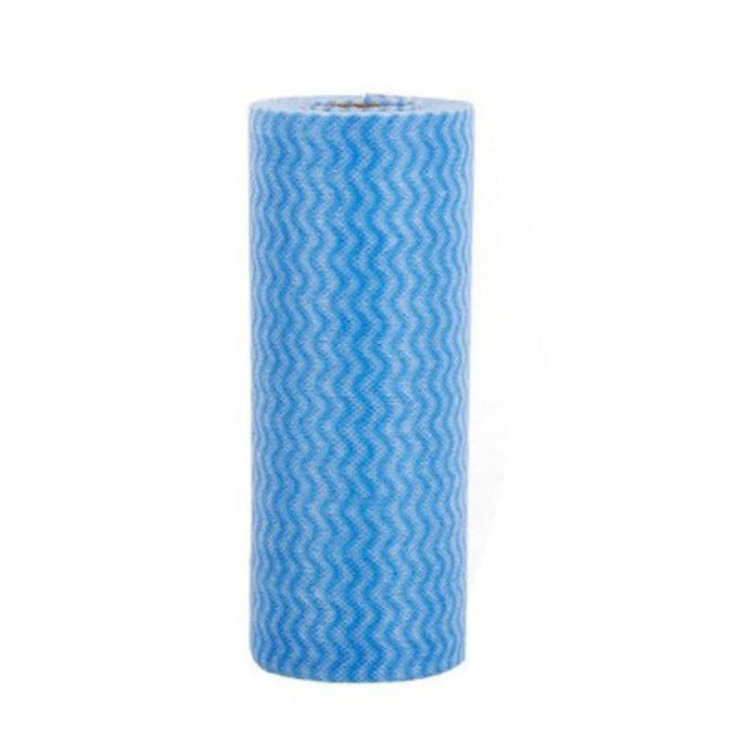 Paño de cocina desechable azul en rollo