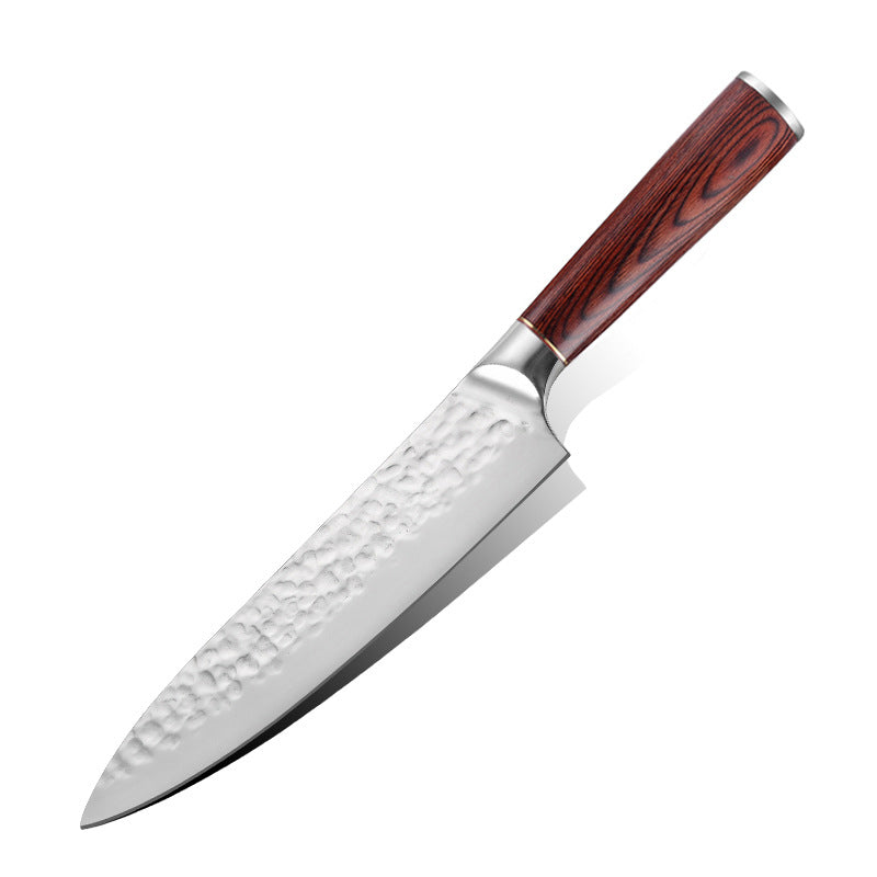 Cuchillo de chef con mango de bambú