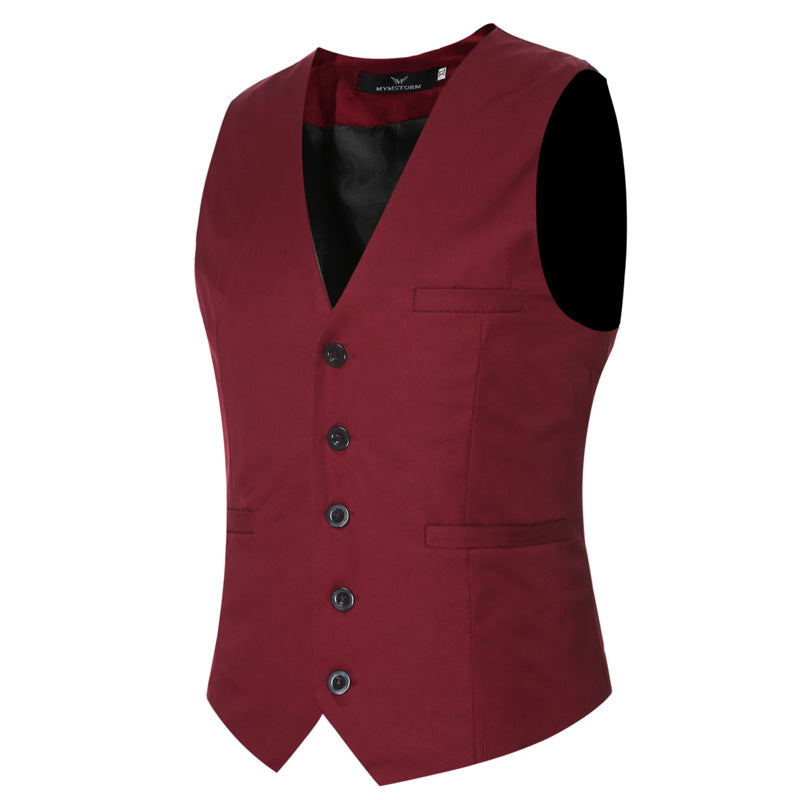 Plush Mens Waiter Waistcoat