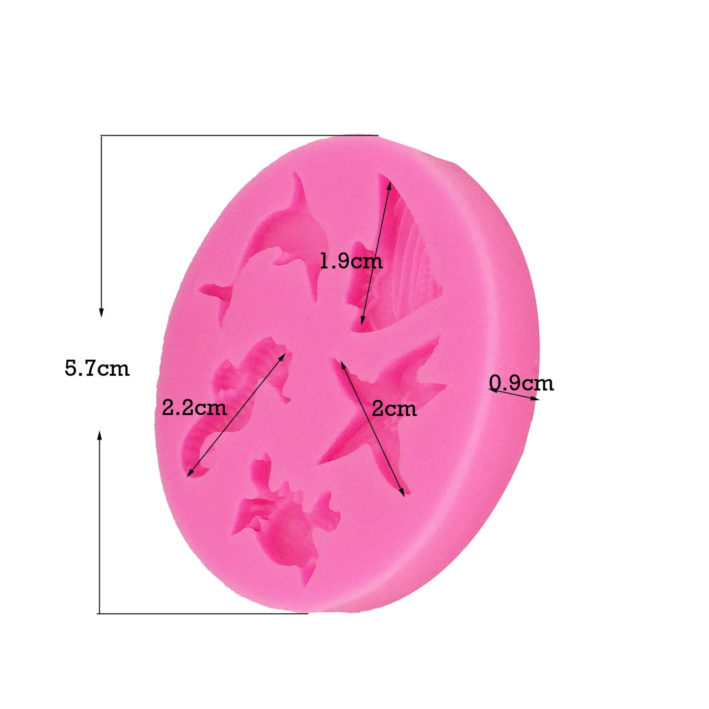 Oceanic Animal Silicone Fondant Moulds