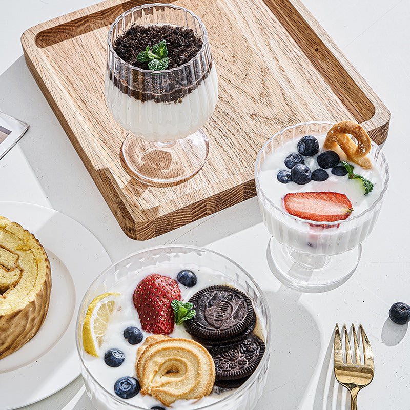 Elegant Crystal Dessert Goblet