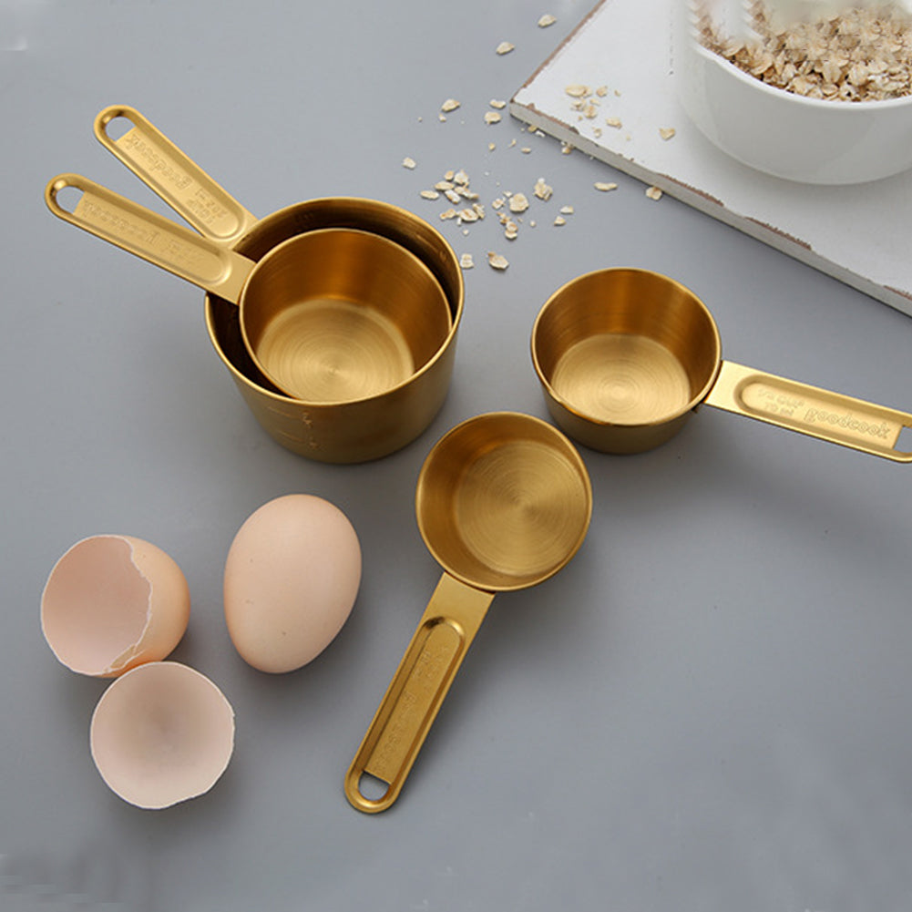 Multi-Attached Measuring Cups and Spoons