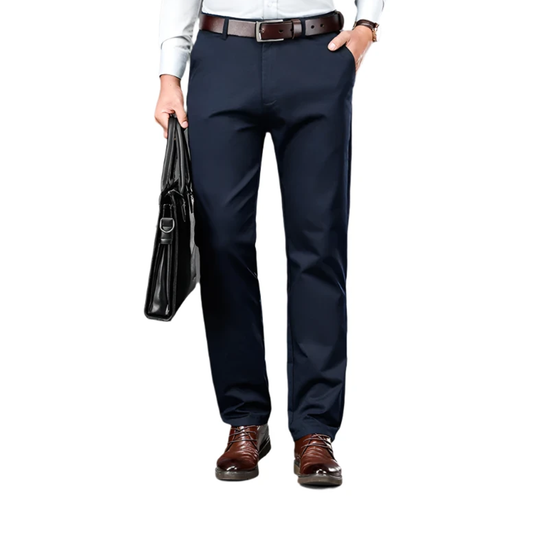 Navy Blue Work Suit Chinos