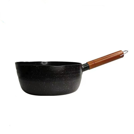 Black Maifan Stone Non-Stick Milk Pan