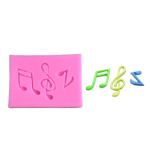 Musical Note Fondant Mould