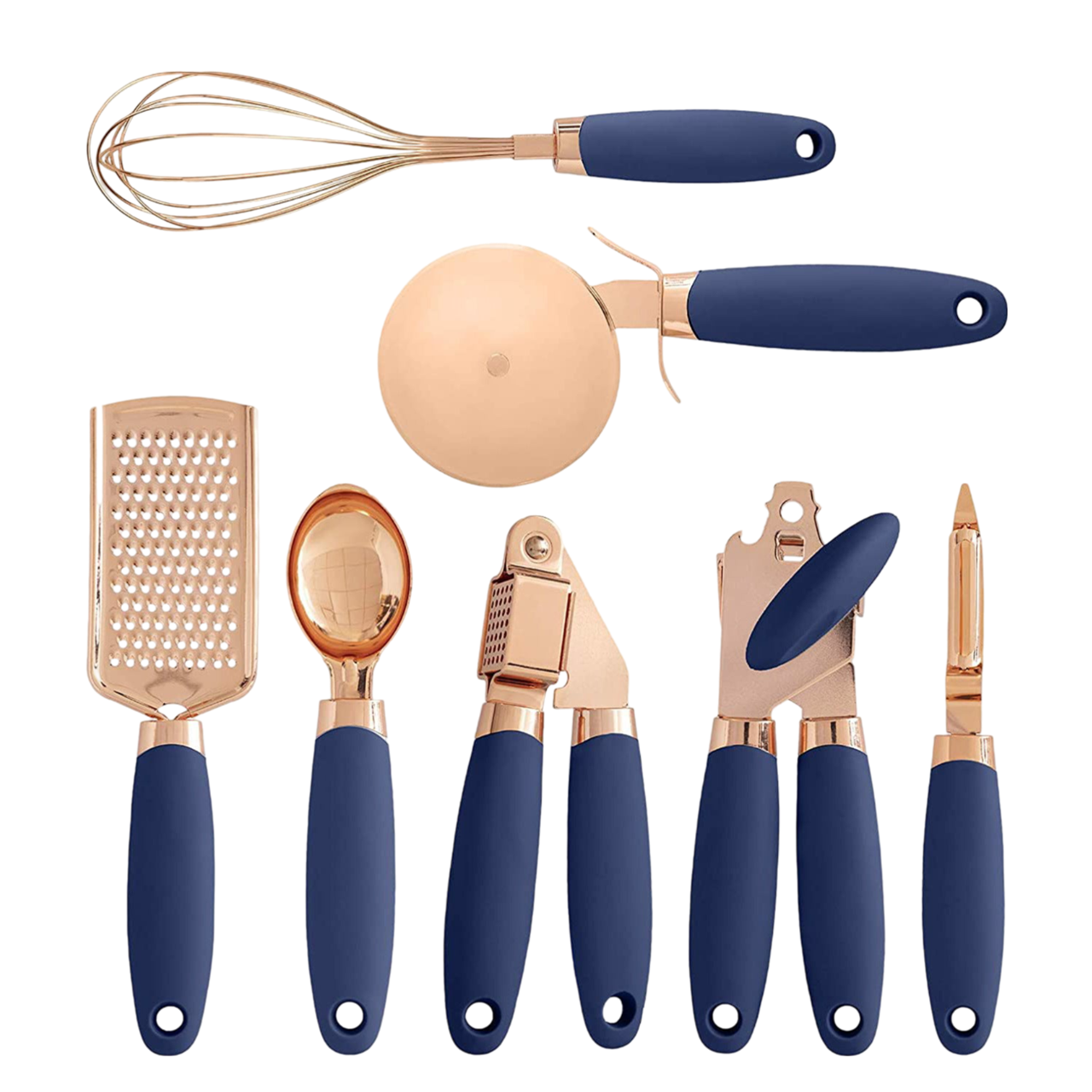 Ensemble d'ustensiles de cuisine en acier inoxydable