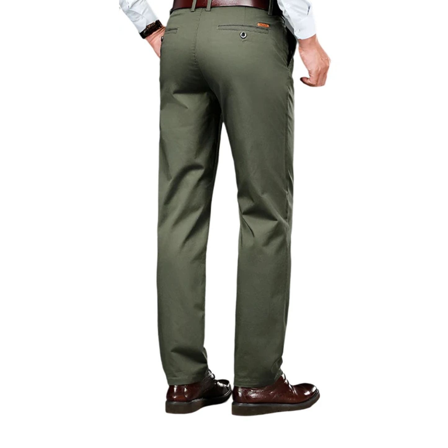 Pantalon chino vert pour costume de travail
