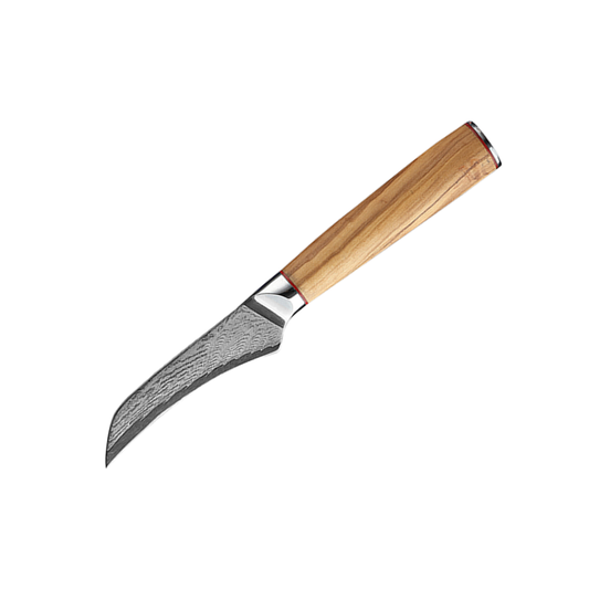 Damascus Turning Knife