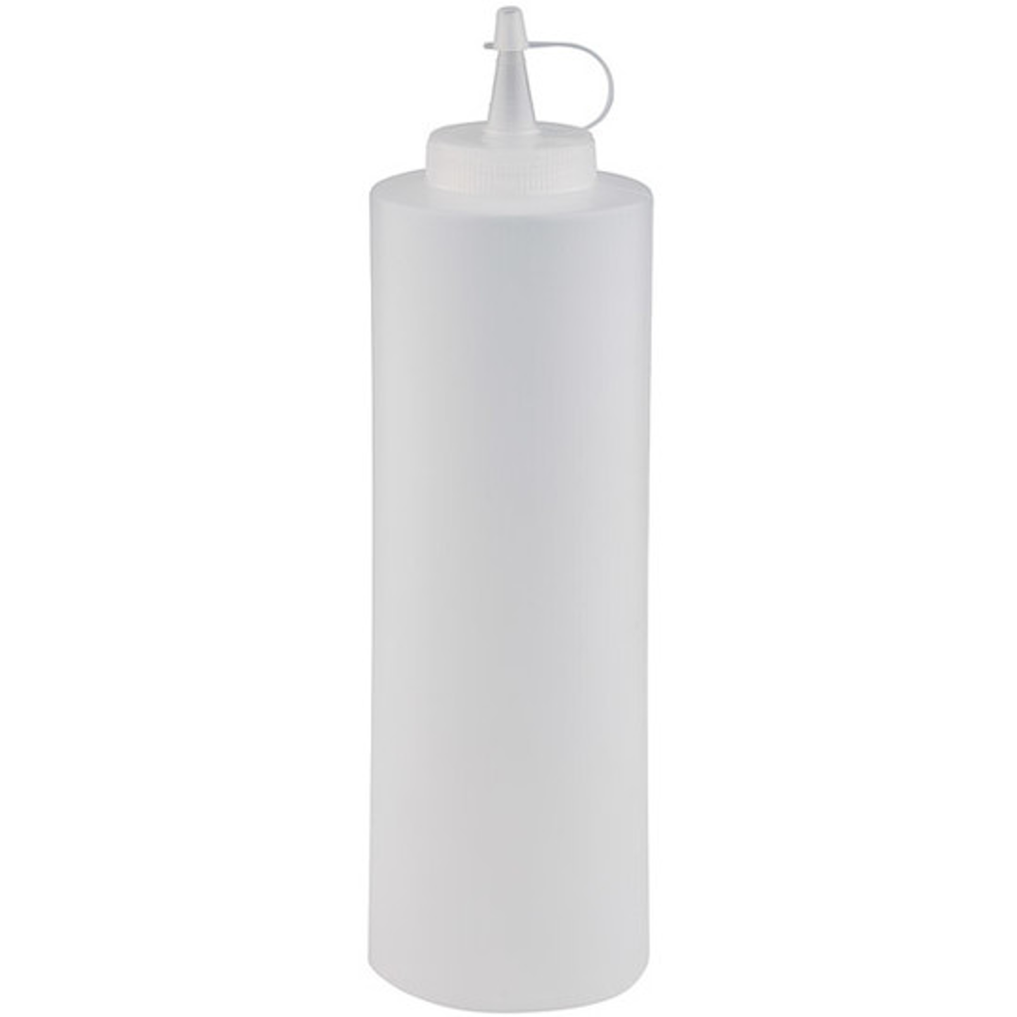 Condiment White Squeeze Bottle