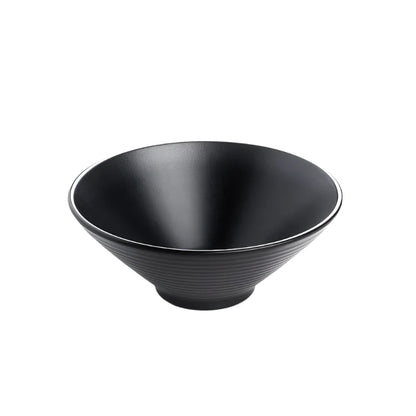 Black Melamine Ramen Bowl