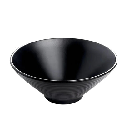 Black Melamine Ramen Bowl