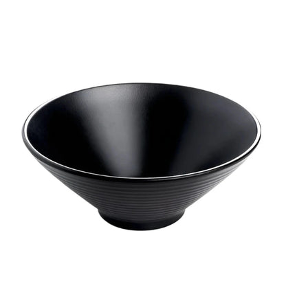 Black Melamine Ramen Bowl