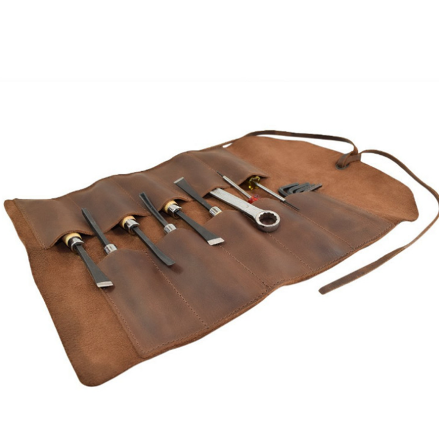 Handmade Leather Chef's Knife Roll Bag